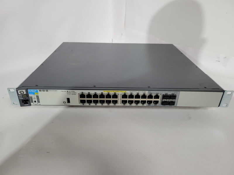 HP Procurve 3500YL-24G J9310A 24-Port Gigabit PoE Switch w/ Rack Ears !