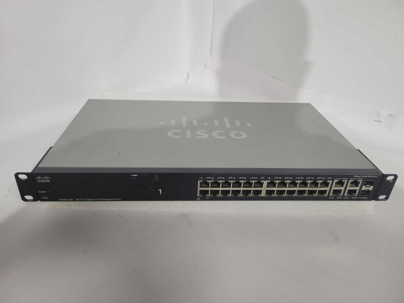 Cisco SG300-28P 28-Port Gigabit PoE Managed Switch !