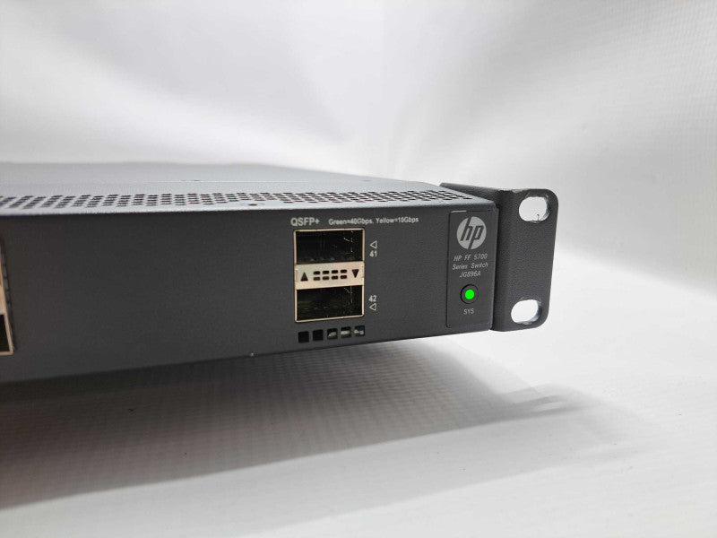 HP JG896A FlexFabric 5700-40XG-2QSFP+ Switch 2x PSU Factory Reset )