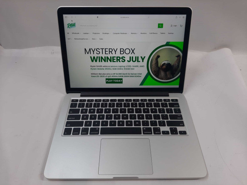 Apple Macbook Pro Retina 2015 13\\" Core i5-5257U @ 2.7GHz 16GB DDR3 250GB SSD