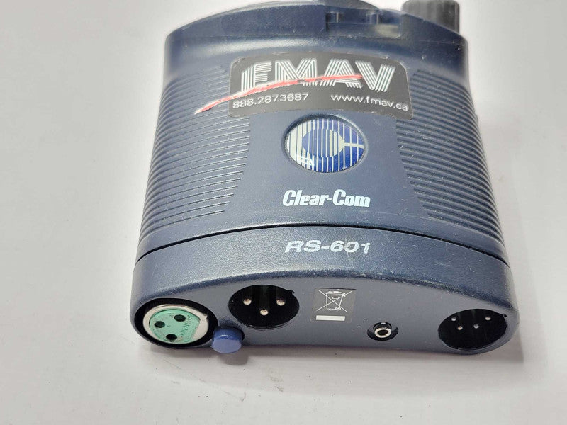 fmav Clear-Com RS-601 Single Channel Beltpack, READ _