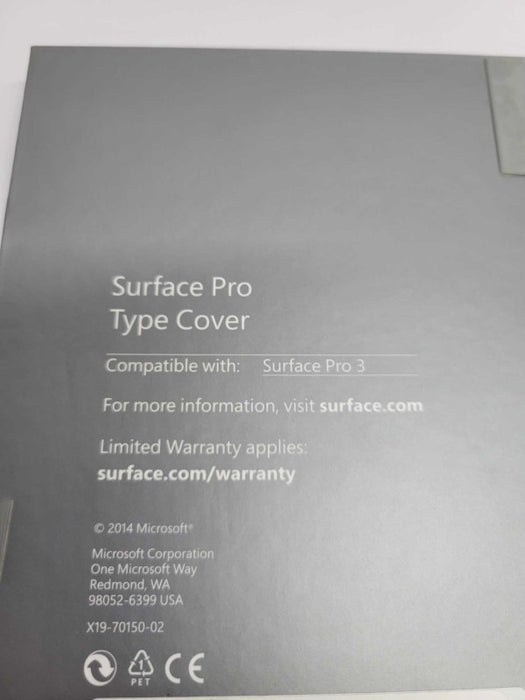 MICROSOFT SURFACE PRO 3 1644 COVER KEYBOARD BLACK \t Q
