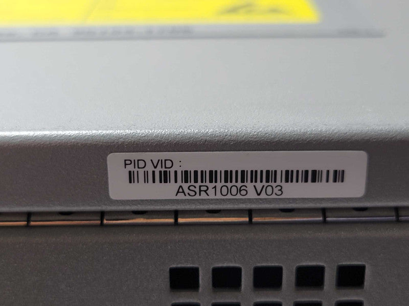 CISCO ASR1006 v03  with 4xSPA-1X10GE-L-V2 10G Modules and 2x PSU _