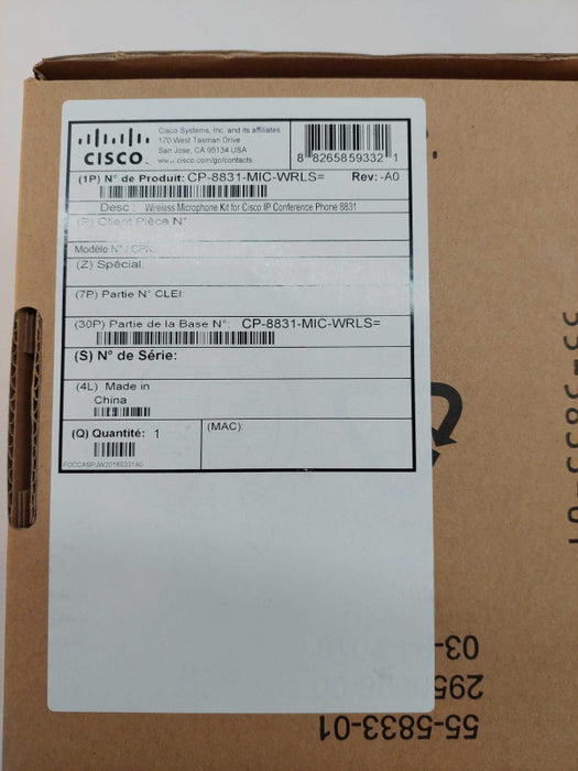 Wireless Mic Kit for cisco 8831 phone PN: 800-41200-01 CP-8831-MIC-WRLS Q