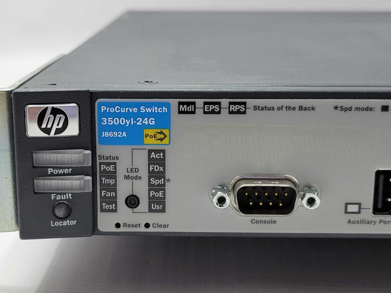 HP ProCurve Switch 3500yl-24G 24- port Gigabit J8692A - Factory Reset _