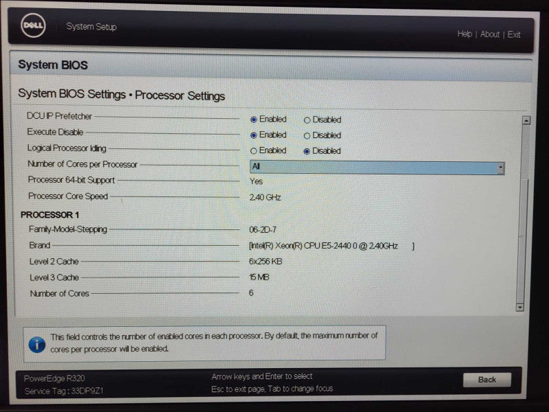 Dell PE R320 1x E5-2440 0 @ 2.40GHz 32GB ECC DDR3 H710 Mini 2x PSU No HDD 3.5\\" $