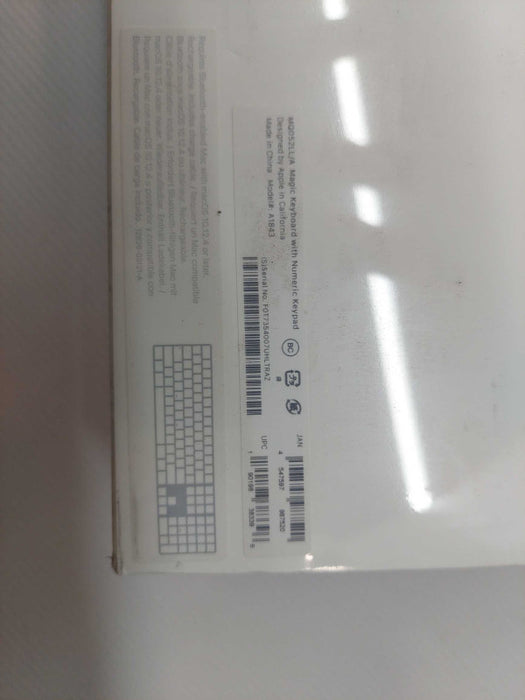 Magic Keyboard with Numeric Keypad Model: A1843 (NEW)