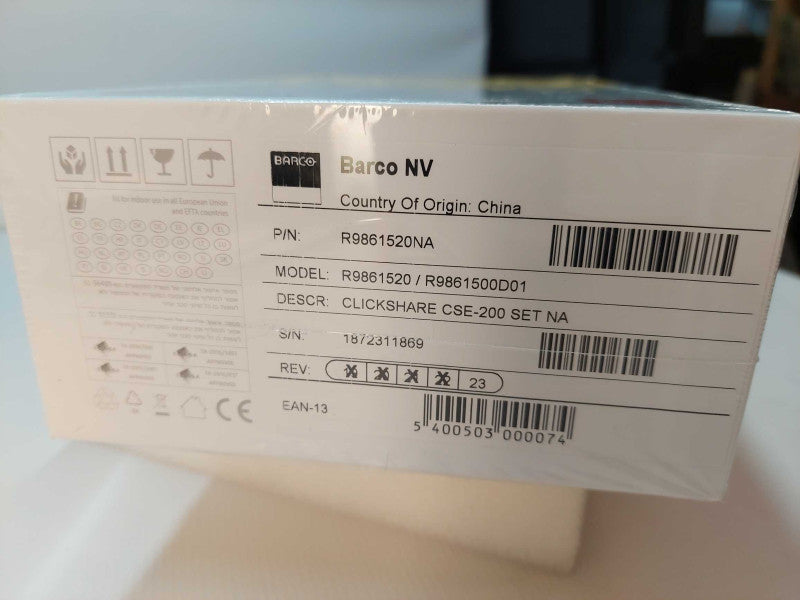 Barco NV PN: R9861520NA Clickshare CSE-200 Set , wireless presentation system