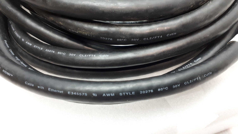 High Speed long HDMI Cable  AWM Style 20276, 80Â°C, 30V &