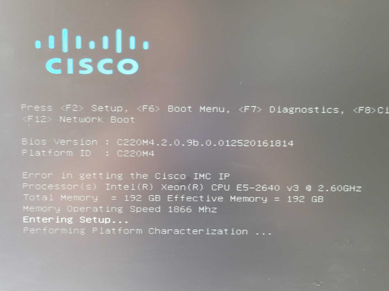 Cisco C220M4, 2x Xeon E5-2640v3 2.6GHz, 192GB RAM, 2x PSU, 2.5\\" _