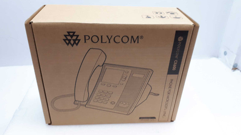 Polycom CX600 IP Phone VoIP Gig Ethernet Business 2200-15987-025 Q&