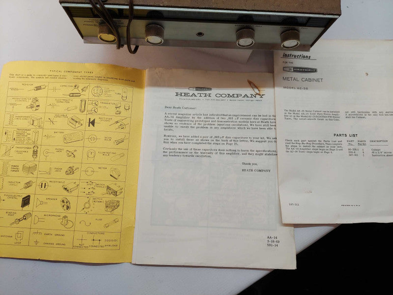 HeathKit Solid State Stereo Amplifier Model: AA-14