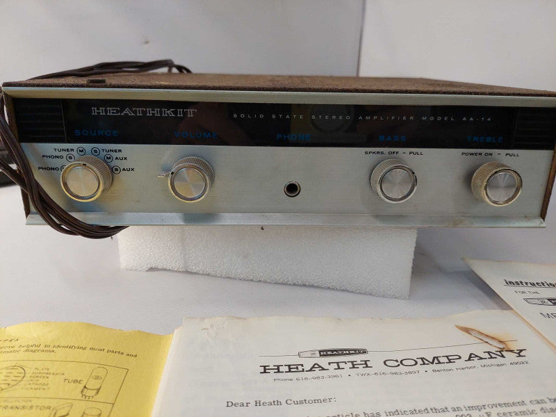 HeathKit Solid State Stereo Amplifier Model: AA-14