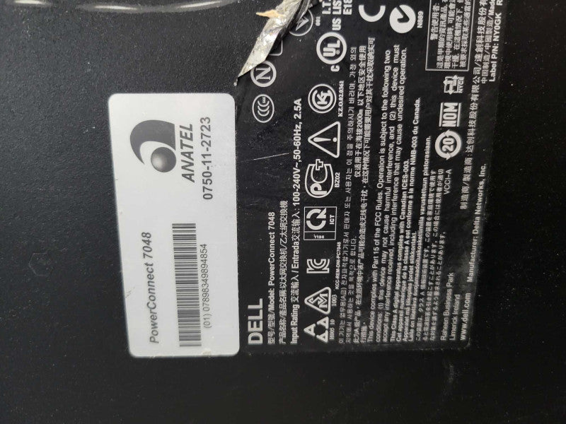Dell PowerConnect 7048 48x port network Switch w/ 10GbE Module