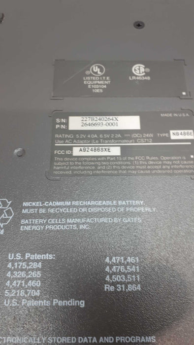 Texas Instruments TravelMate 4000E 486 Vintage Laptop &