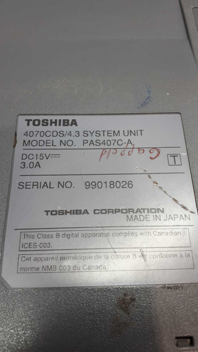 Toshiba Satellite 4070CDS (PAS407C-A) Vintage Laptop &