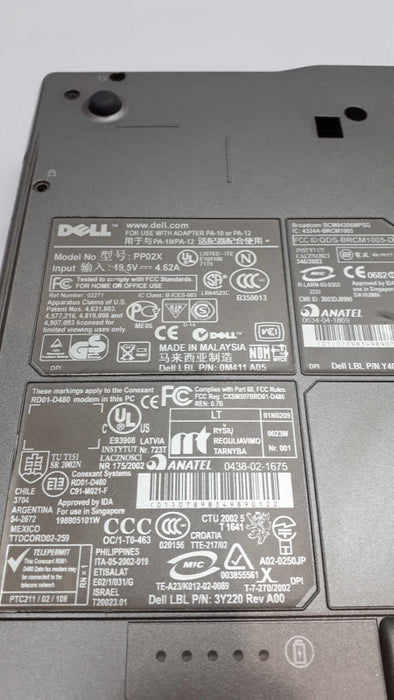Dell Precision M60 Laptop (PP02X)  &