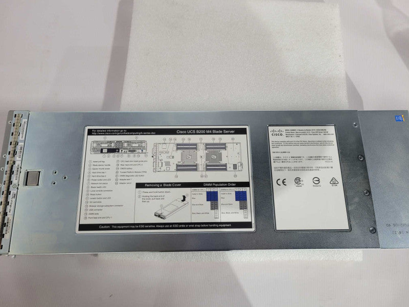 Cisco UCS B200 M4 Blade Server 2x Xeon E5-2620 v3 @ 2.40GHz No RAM Q!