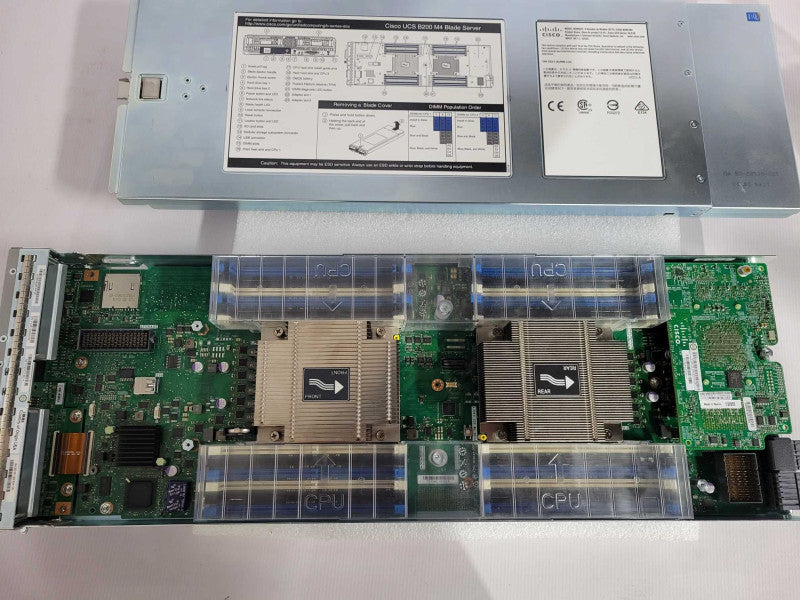 Cisco UCS B200 M4 Blade Server 2x Xeon E5-2620 v3 @ 2.40GHz No RAM Q!