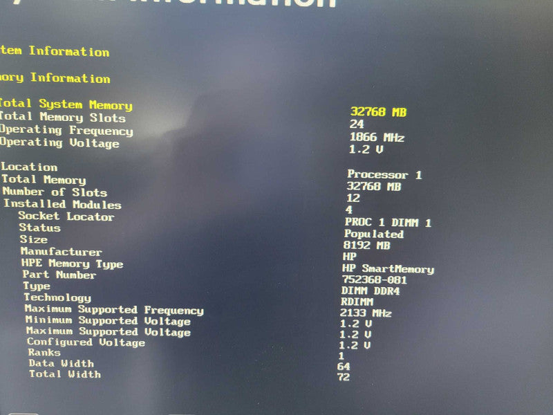 HP ML350 Gen9 - Xeon E5-2620 v3 - 32GB RAM - NO HDD - 500W PSU P440ar