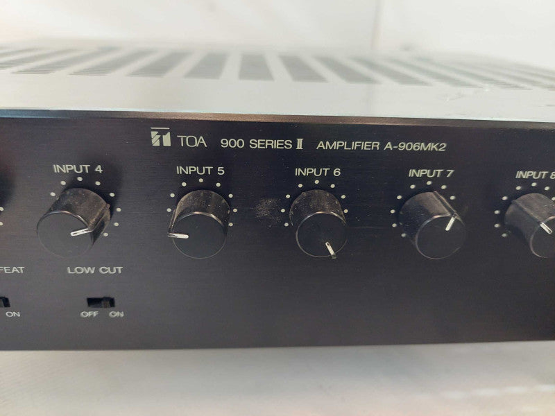 TOA 900 Series II Amplifier A-906MK2 Rack Mountable