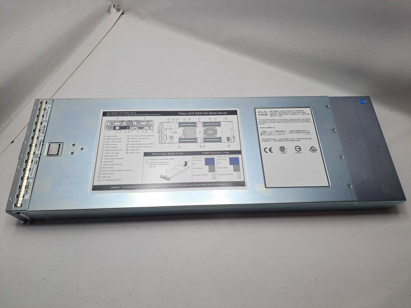 Cisco UCS B200 M4 Blade Server 2x Xeon E5-2620 v3 @ 2.40GHz No RAM )