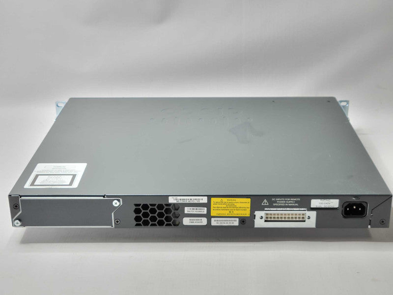 Cisco WS-C2960X-48LPD-L 48 Port PoE Gigabit Switch, Factory reset Q_