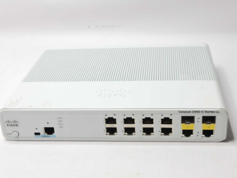 Cisco WS-C2960C-8TC-S 8-Port Switch, 2 x Dual Uplink, Lan Lite _