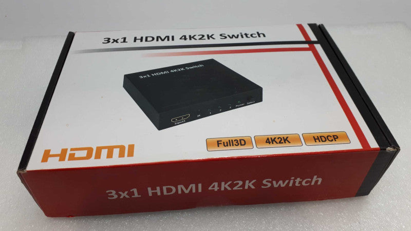 Switch 3x1 HDMI 4K 2K Switch Full3D 4K2K HDCP &