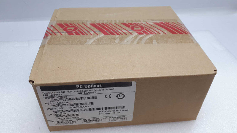New Sealed Lenovo ThinkPad CD-RW/DVD-ROM Combo Ultrabay Slim Drive 40Y8621 &