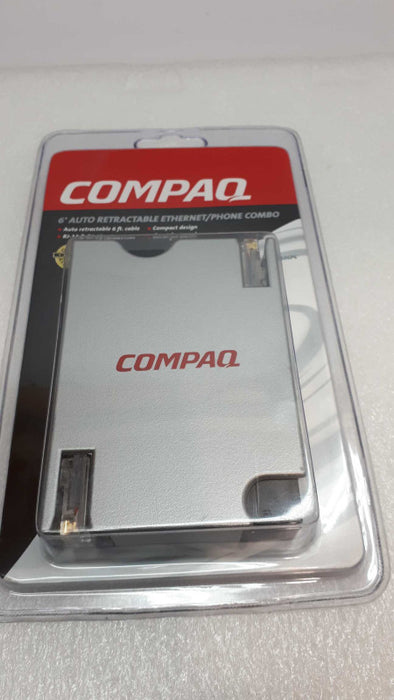 Compaq Auto Retractable Ethernet/Phone Combo CPQ16CPC New &