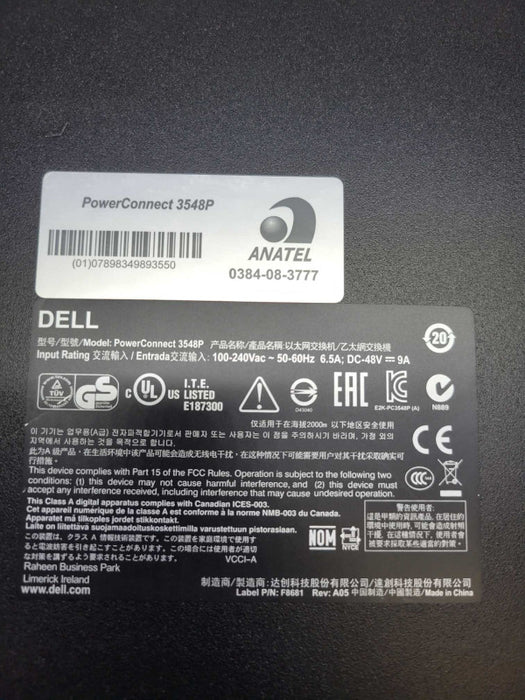 Dell PowerConnect 3548p 48 Port PoE