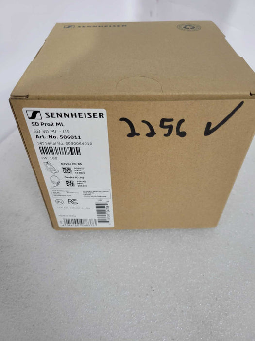 Sennheiser SD Pro 2 ML - DECT Double-Sided Headset with USB Cable Q!