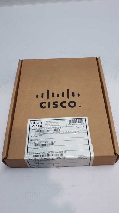 Cisco 74-11134-01 CP-MIC-WIRED-S Microphones for Conference Phone  &
