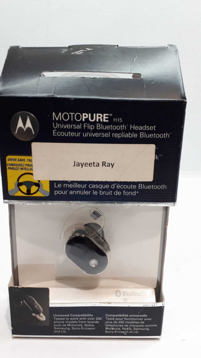 MOTOPURE H15 Universal Bluetooth Headset &