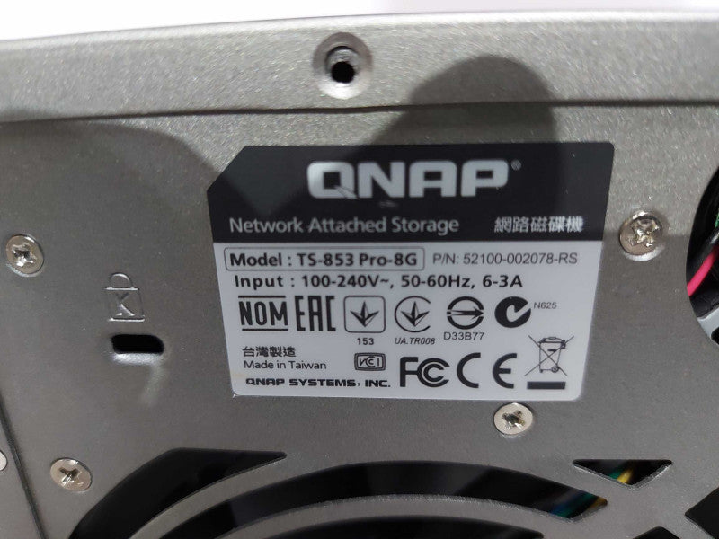 QNAP Network attached storage TS-853 Pro-8G - READ BELOW #