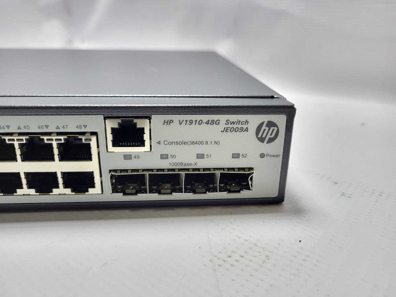 HP V1910-48G JE009A 48 PORT SMART MANAGED GIGABIT ETHERNET SWITCH $