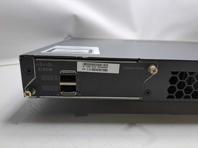 Cisco WS-C2960X-48FPD-L 48 POE+ GE+2 10G SFP+, LAN BASE (740W) + Stack )
