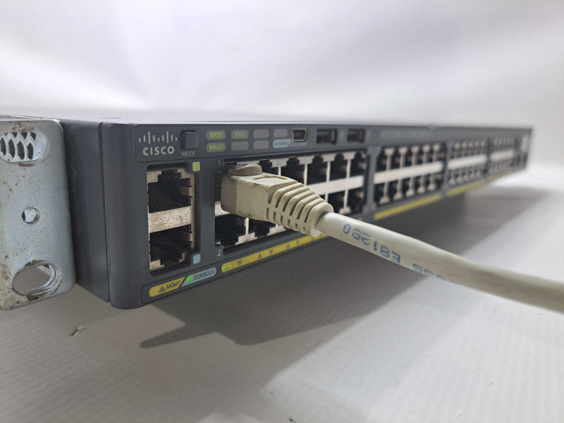 Cisco WS-C2960X-48FPD-L 48 POE+ GE+2 10G SFP+, LAN BASE (740W) + Stack )