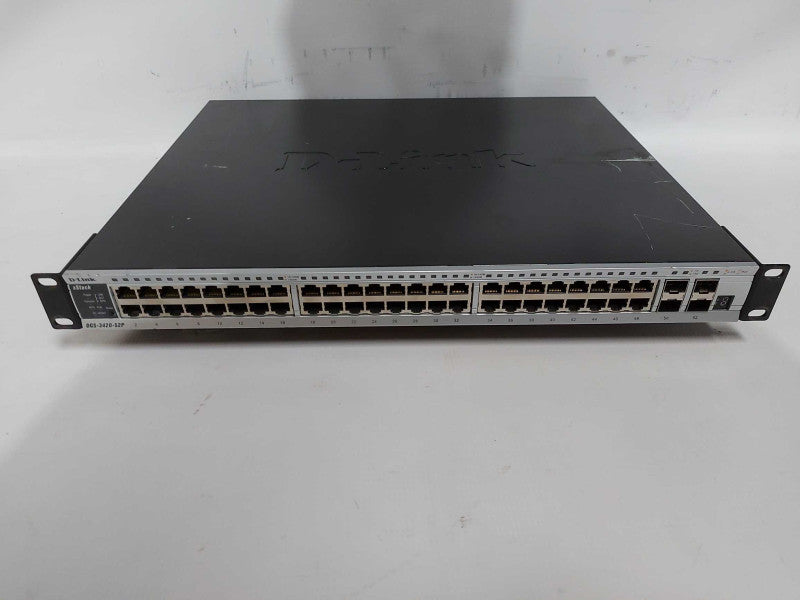 D-Link Xstack DGS-3420-52P L2+ Managed Stackable PoE Gigabit Switch Fact Rese #