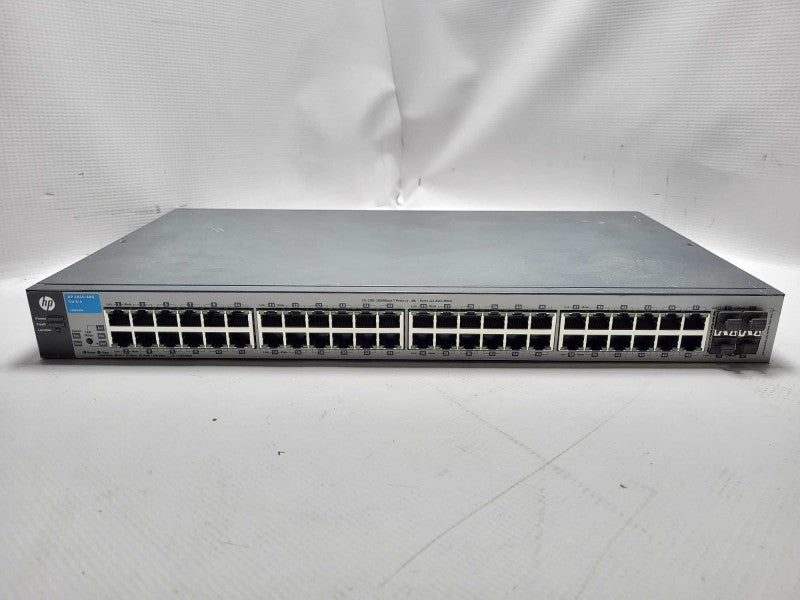 HP J9660A V1810-48G 48 Port Gigabit Network Switch with Rack Mount Ears $