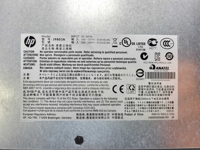 HP J9803A 1810-24G 24-Port Gigabit Ethernet Network Switch $
