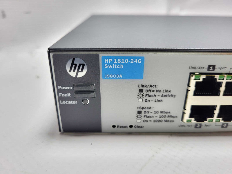 HP J9803A 1810-24G 24-Port Gigabit Ethernet Network Switch $
