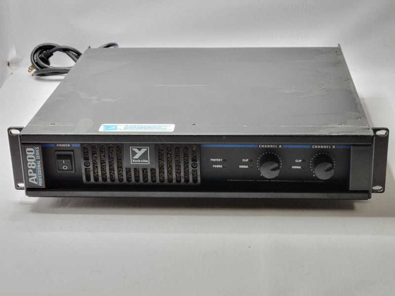 Yorkville AP800 Power Amp 2 Channel Audio, READ _