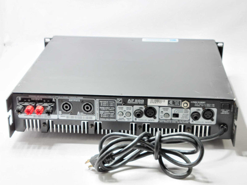 Yorkville AP800 Power Amp 2 Channel Audio, READ _