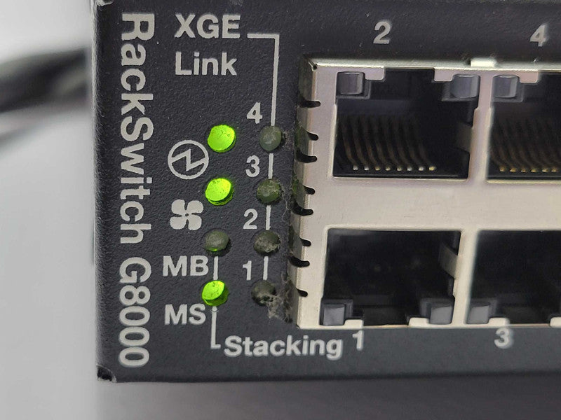 Blade Network Technologies RackSwitch G8000 2x PSU, READ _