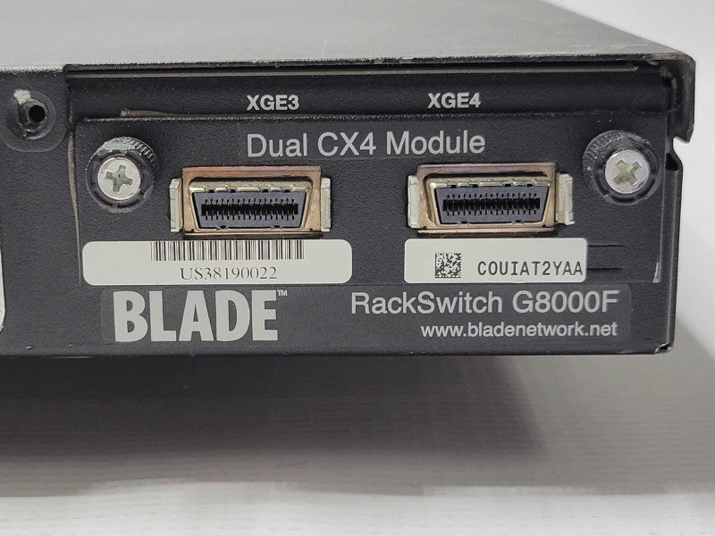 Blade Network Technologies RackSwitch G8000 2x PSU, READ _