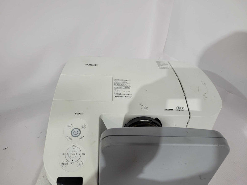 NEC NP-U300X DLP Projector Ultra Short Throw 3000 ANSI 1016 Used Lamp Hours !