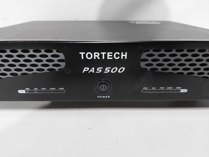 Tortech PAS500 250W Stereo/500W Mono 70V/100V Amplifier #