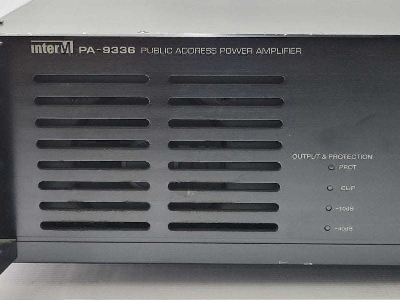 InterM PA-9336 Public Address Power Amplifier 360W, READ _